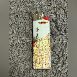 NWT Bic Chicago map themed lighter